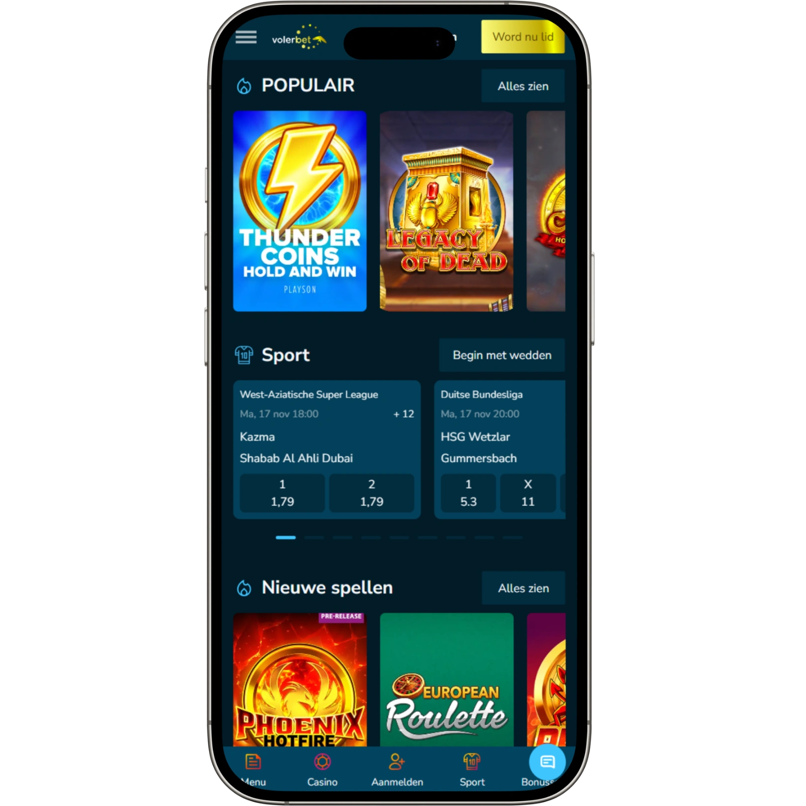 VolerBet: Mobiele App en Gebruikerservaring