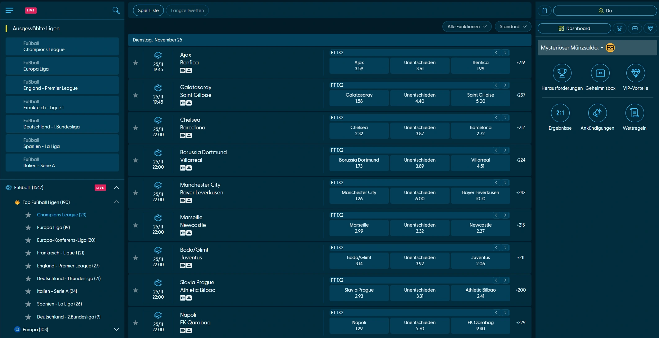 VolerBet Casino Sportwetten