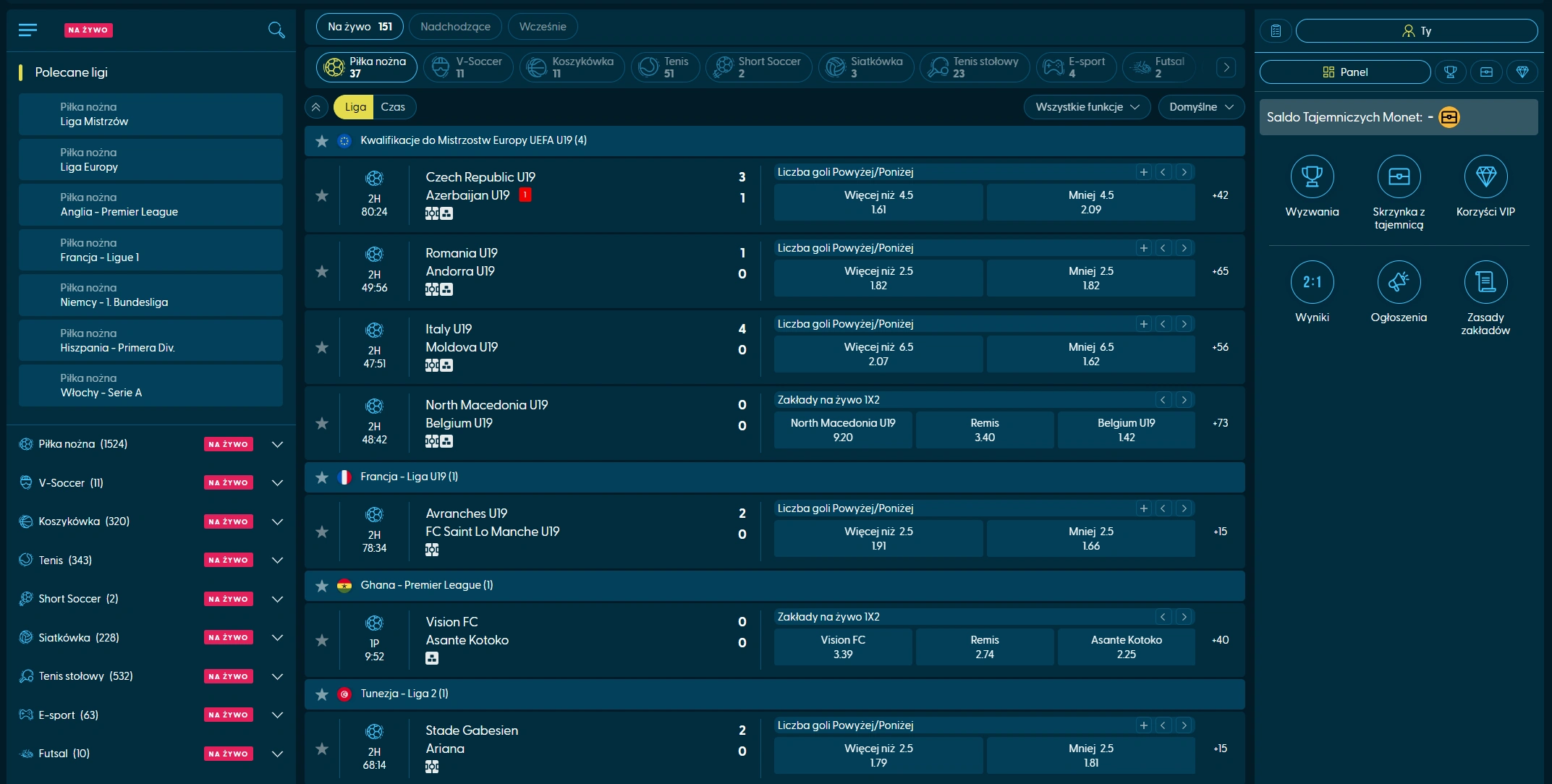 Zakłady sportowe VolerBet Casino
